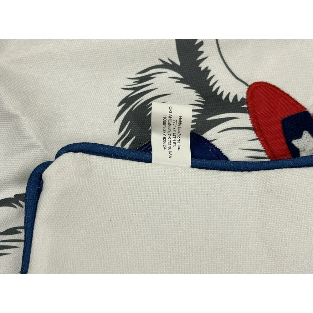 Hobby Lobby Highland Cow 4th of July Pillow Cover w/ New Ashland Pillow
